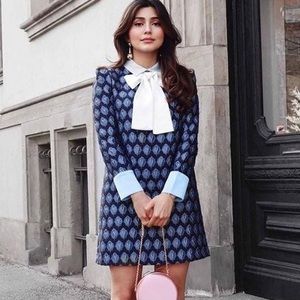 Sister Jane Heart Print Rabbit Dress Size XS